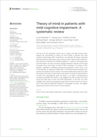Morellini_2022_Frontiers_Front Psych_Theory of Mind in patients